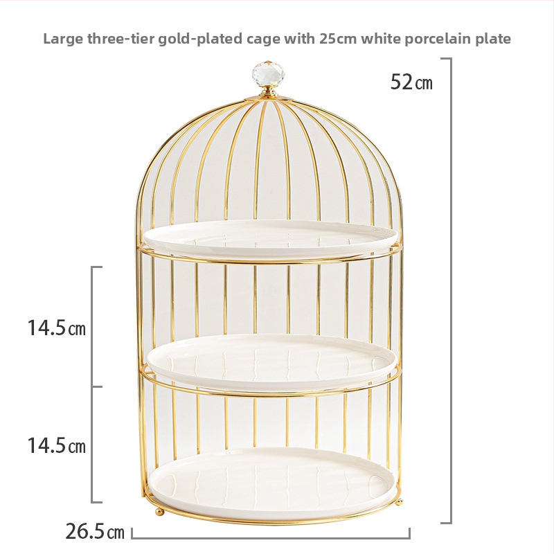 Daudzslāņu deserts statīvs augļiem un uzkodām, ziemeļniecisks stils, vienkāršs stils, produkta numurs FS75902933016564