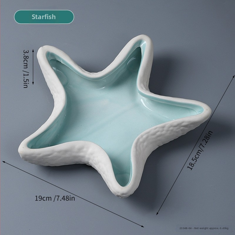 Xuanyi keramikas čaurlokiem formas nakts gaisma un rotaslietu uzglabāšanas trauks — moderns roku darbs galda dekors