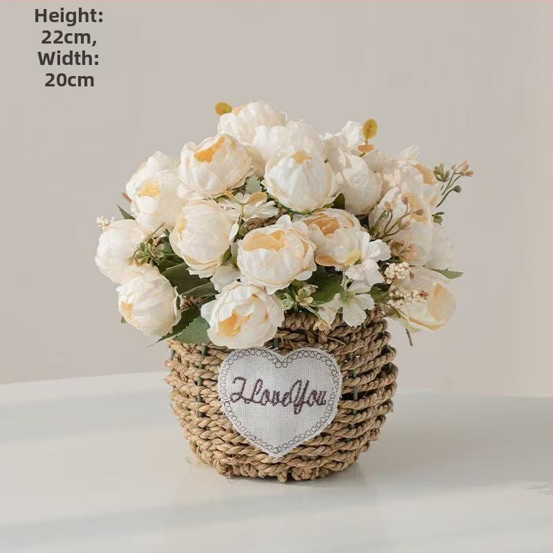 Mākslīgo saulespuķu pušķis, zīda audums, taustei draudzīga tekstūra, mājas dekoram