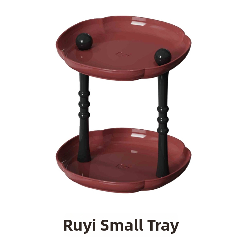 Plastmasas uzglabāšanas paliktnis dzīvojamā istabā, augļu trauka paliktnis kafijas galdiņam, moderns vienkāršs stils, sērija Lr6610, PET+PP, izlaists 2023.