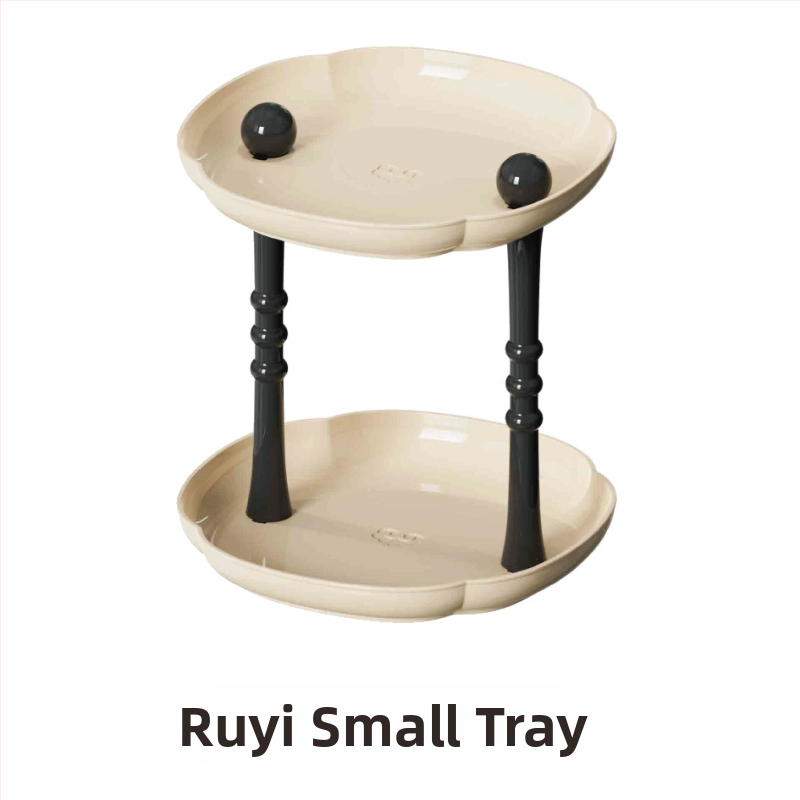 Plastmasas uzglabāšanas paliktnis dzīvojamā istabā, augļu trauka paliktnis kafijas galdiņam, moderns vienkāršs stils, sērija Lr6610, PET+PP, izlaists 2023.