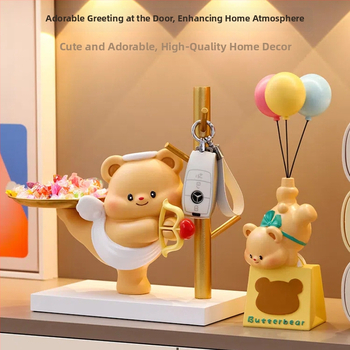 Lāča formas konfekšu un augļu trauks, sveķu amatniecība, zīmols Yiju, moderns minimālisma stils