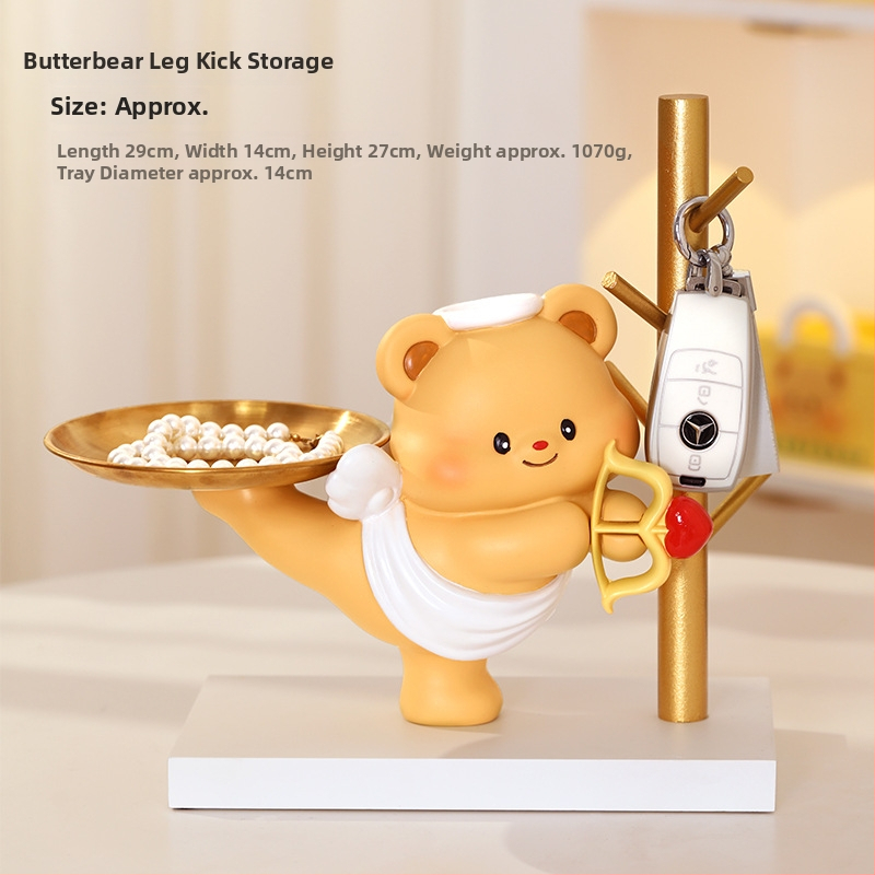 Lāča formas konfekšu un augļu trauks, sveķu amatniecība, zīmols Yiju, moderns minimālisma stils