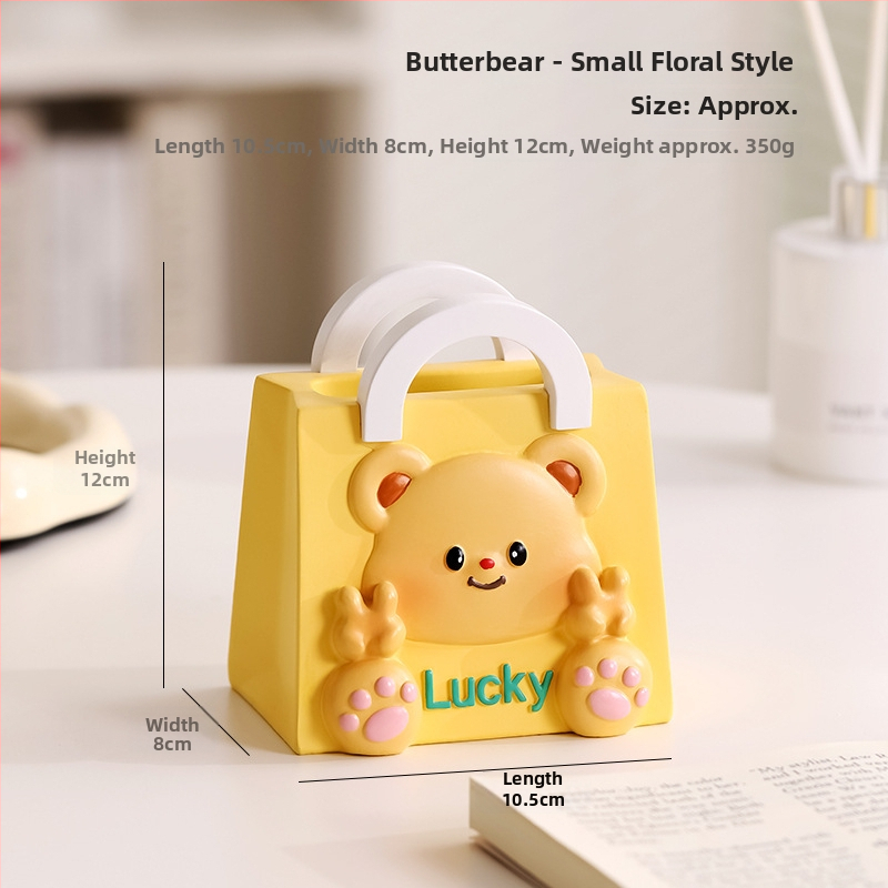 Lāča formas konfekšu un augļu trauks, sveķu amatniecība, zīmols Yiju, moderns minimālisma stils