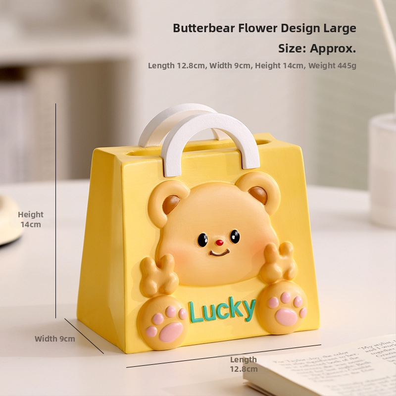 Lāča formas konfekšu un augļu trauks, sveķu amatniecība, zīmols Yiju, moderns minimālisma stils