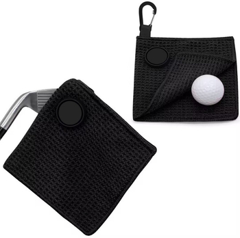 Magnetska golf krpa od mikrovlakana s izvezom ananasa i otiskom