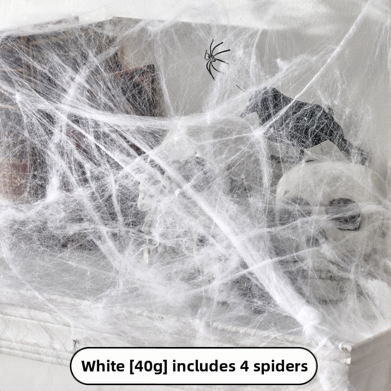 Helovyno voratinklis iš šilko rekvizitas – universalus vietos dekoracijai, medžiaga: šilkas gėlė