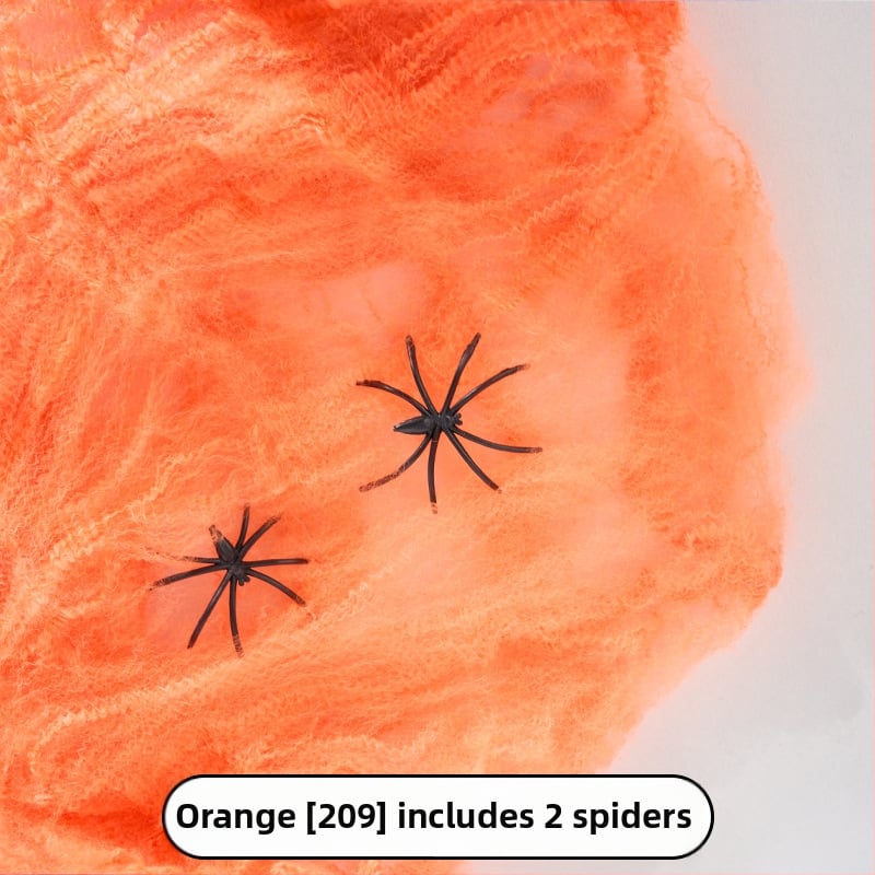 Helovyno voratinklis iš šilko rekvizitas – universalus vietos dekoracijai, medžiaga: šilkas gėlė