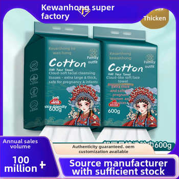 Sejas salvetes no 100% kokvilnas — vienreizējās, mitras/sausas, pakārts izvilkšanas dozators, biezinātas mājas lietošanai