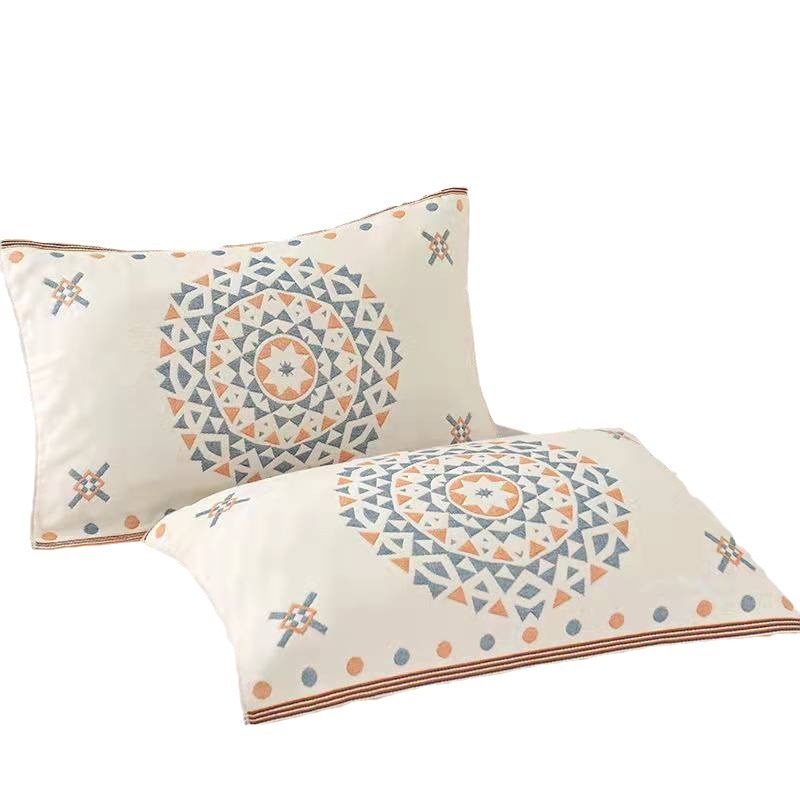 4 rétegű géz párnahuzat, 100% pamut, logó nyomtatás, testreszabás elérhető