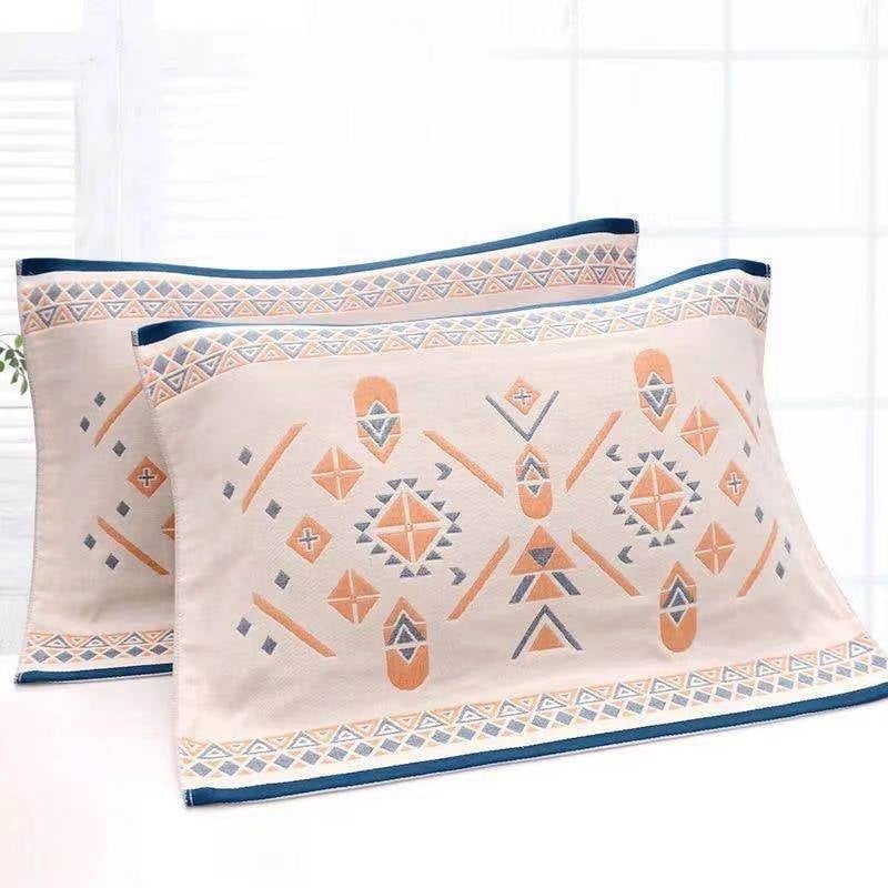 4 rétegű géz párnahuzat, 100% pamut, logó nyomtatás, testreszabás elérhető