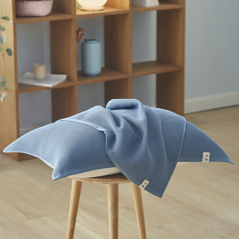 Navlaka za jastuk od 100% pamuka, višeslojna gaze, za sve sezone, za odrasle i studente, Mr. Gong