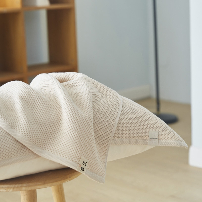 Navlaka za jastuk od 100% pamuka, višeslojna gaze, za sve sezone, za odrasle i studente, Mr. Gong
