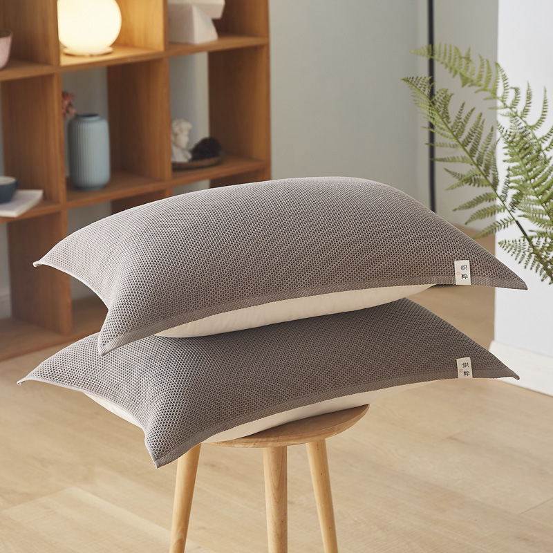 Navlaka za jastuk od 100% pamuka, višeslojna gaze, za sve sezone, za odrasle i studente, Mr. Gong