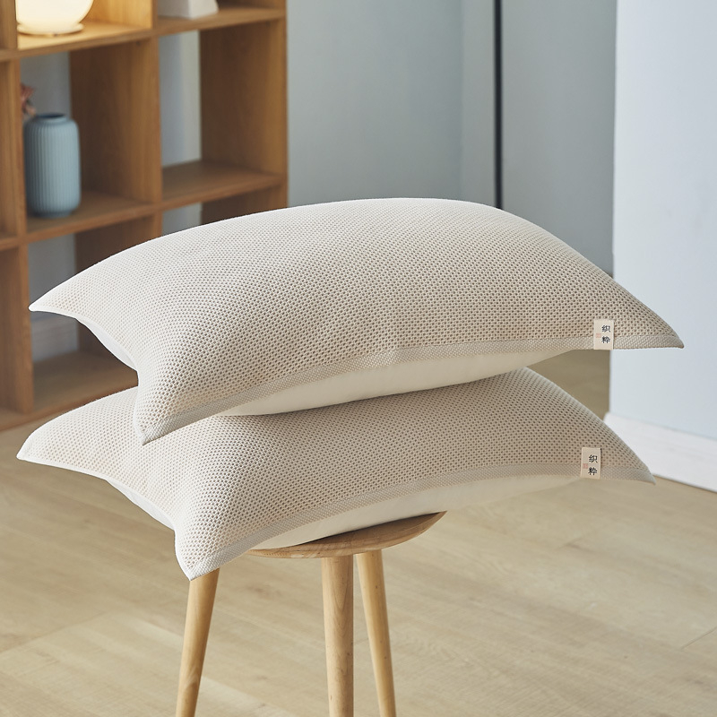 Navlaka za jastuk od 100% pamuka, višeslojna gaze, za sve sezone, za odrasle i studente, Mr. Gong