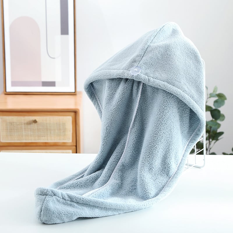 Ze Ze kapa za kosu od koralnog fleksa – upija, brzo suši; Materijal: koralni fleece; smjesa najlona i poliestera; 150D; težina 120–139 g