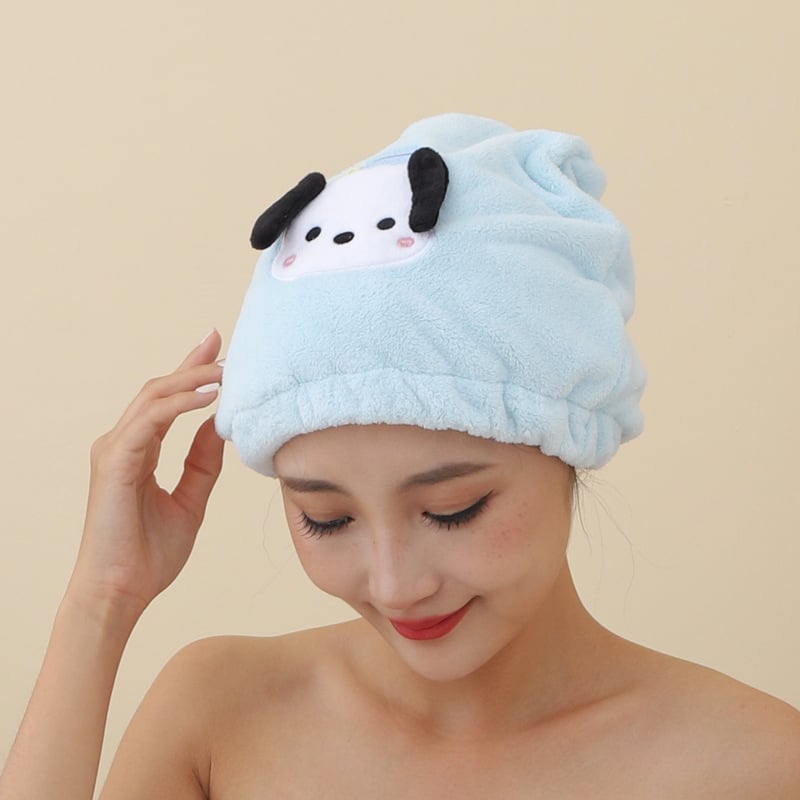 Ze Ze kapa za kosu od koralnog fleksa – upija, brzo suši; Materijal: koralni fleece; smjesa najlona i poliestera; 150D; težina 120–139 g