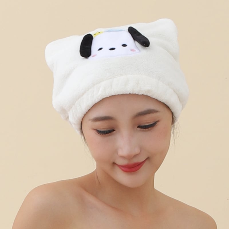 Ze Ze kapa za kosu od koralnog fleksa – upija, brzo suši; Materijal: koralni fleece; smjesa najlona i poliestera; 150D; težina 120–139 g