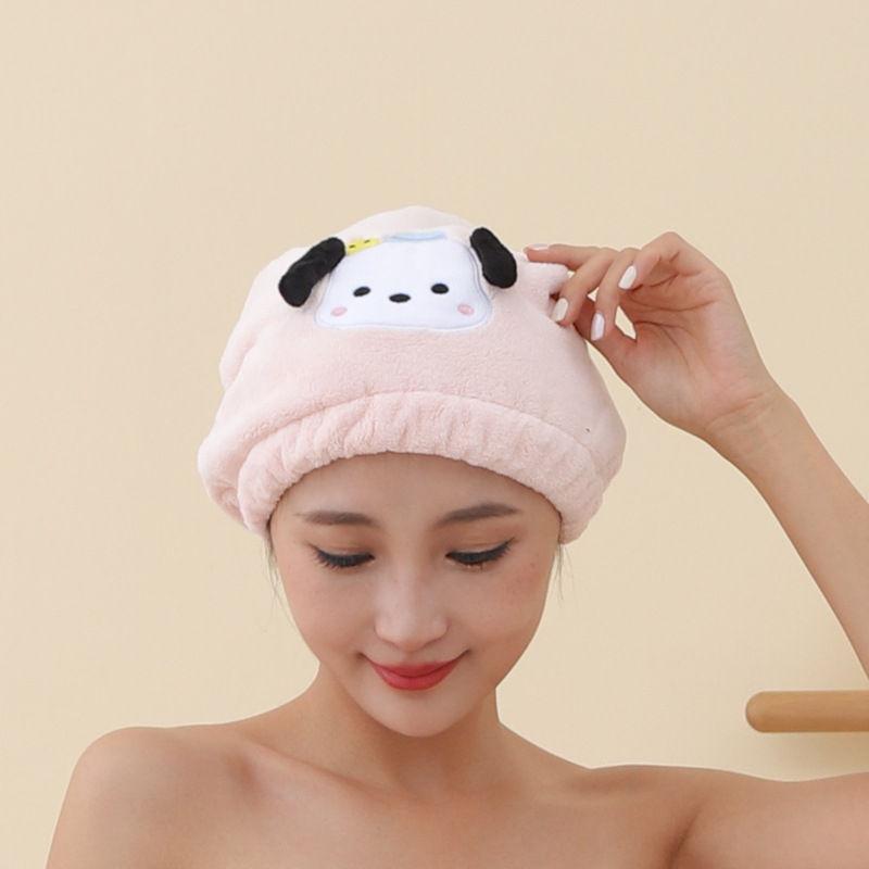 Ze Ze kapa za kosu od koralnog fleksa – upija, brzo suši; Materijal: koralni fleece; smjesa najlona i poliestera; 150D; težina 120–139 g