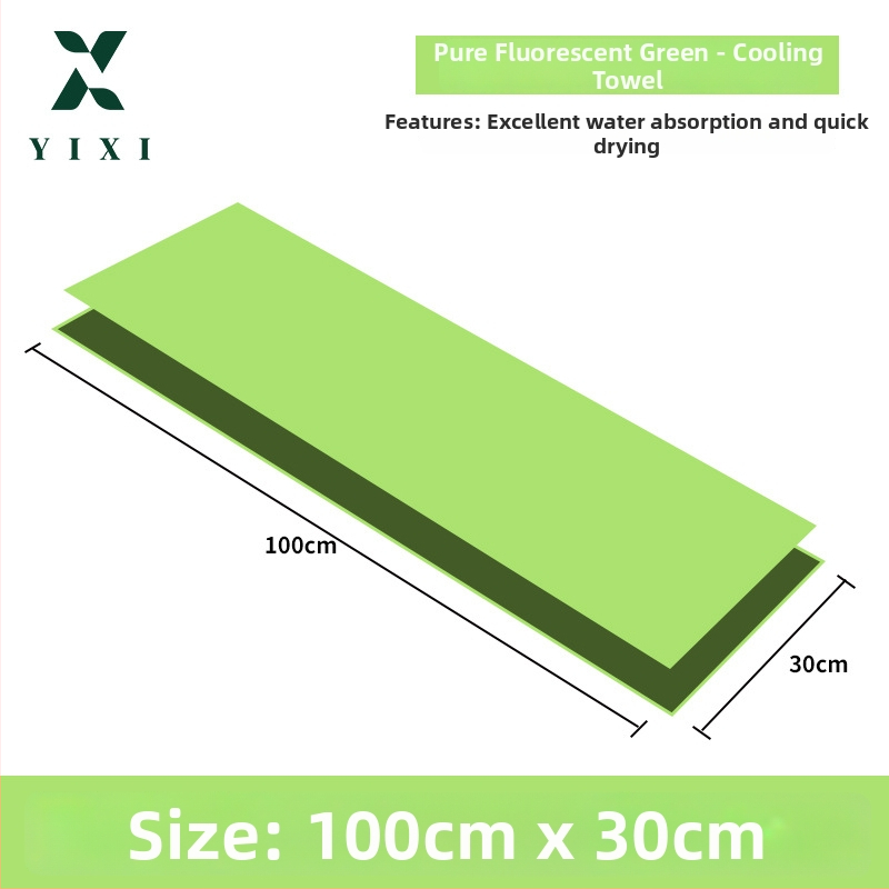 Pielāgojams sporta dvielis ar logotipa apdruku, 100% poliesters, sviedru uzsūkšana, auksta sajūta, ātra žāvēšana