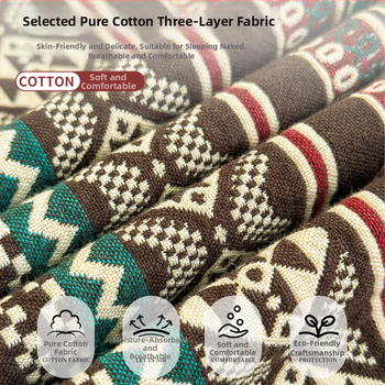 Set navlaka za jastuk (dva komada) – retro stil, 100% pamuk, prozračan, anti-klizno, mogućnost prilagodbe, marka Autumn Thoughts