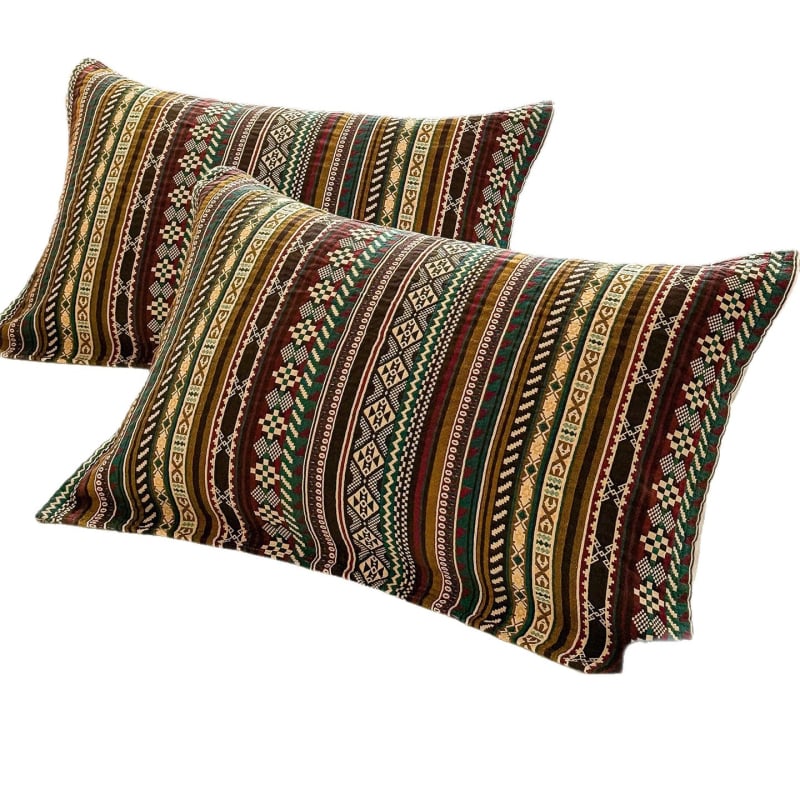 Set navlaka za jastuk (dva komada) – retro stil, 100% pamuk, prozračan, anti-klizno, mogućnost prilagodbe, marka Autumn Thoughts