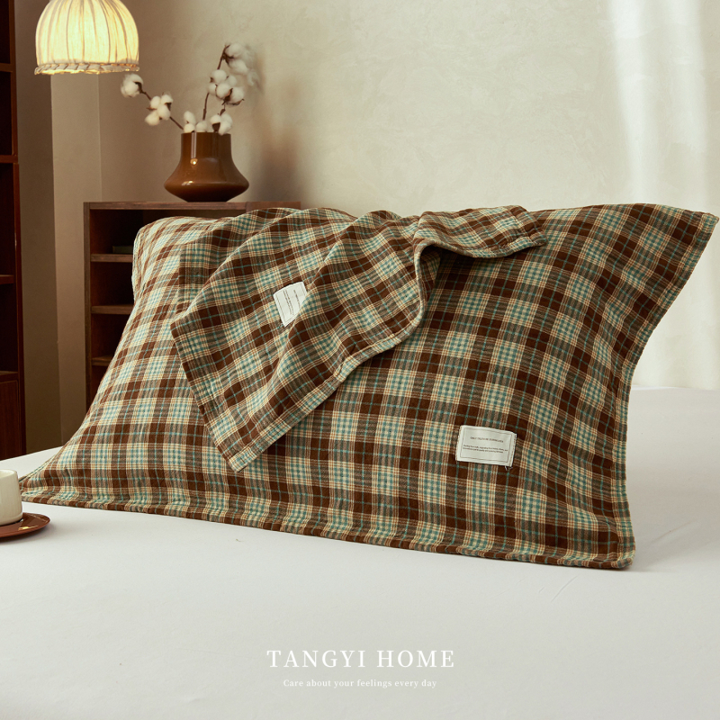 Set navlaka za jastuk (dva komada) – retro stil, 100% pamuk, prozračan, anti-klizno, mogućnost prilagodbe, marka Autumn Thoughts