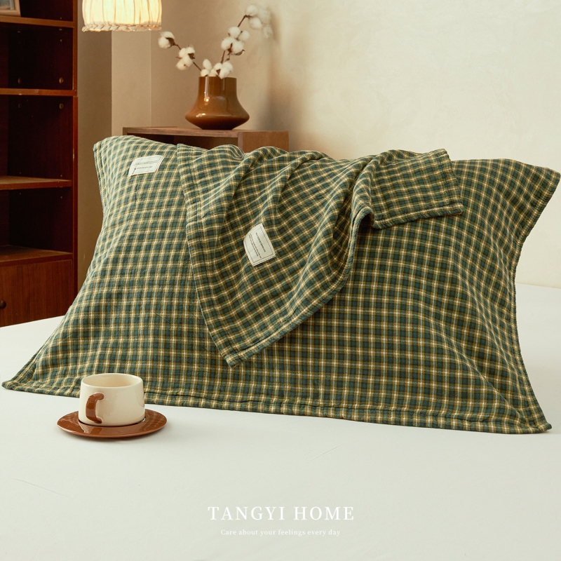 Set navlaka za jastuk (dva komada) – retro stil, 100% pamuk, prozračan, anti-klizno, mogućnost prilagodbe, marka Autumn Thoughts