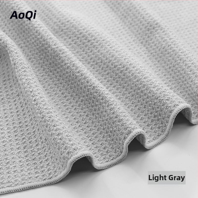 AoQi kapa za kosu od mikrovlakana s wafl uzorkom, apsorbirajuća tuš kapa za odrasle, >200 g, prilagođena pređa, vez/šivanje/otisk