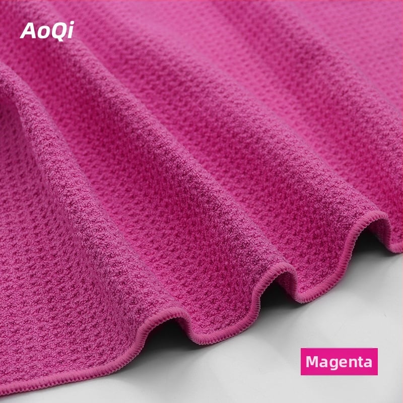 AoQi kapa za kosu od mikrovlakana s wafl uzorkom, apsorbirajuća tuš kapa za odrasle, >200 g, prilagođena pređa, vez/šivanje/otisk