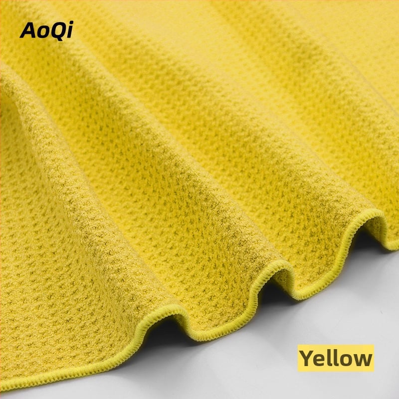 AoQi kapa za kosu od mikrovlakana s wafl uzorkom, apsorbirajuća tuš kapa za odrasle, >200 g, prilagođena pređa, vez/šivanje/otisk