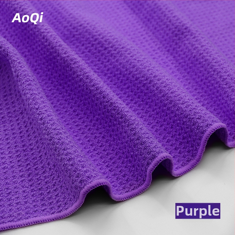 AoQi kapa za kosu od mikrovlakana s wafl uzorkom, apsorbirajuća tuš kapa za odrasle, >200 g, prilagođena pređa, vez/šivanje/otisk