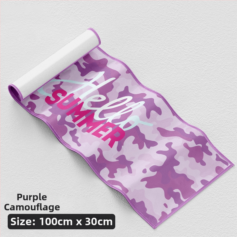 Sporta dvielis zālei ar pielāgotu logotipu - mikrofibra, 160–400 g, sviedru uzsūkšanās 0–5 s, druku process, pielāgots logotips