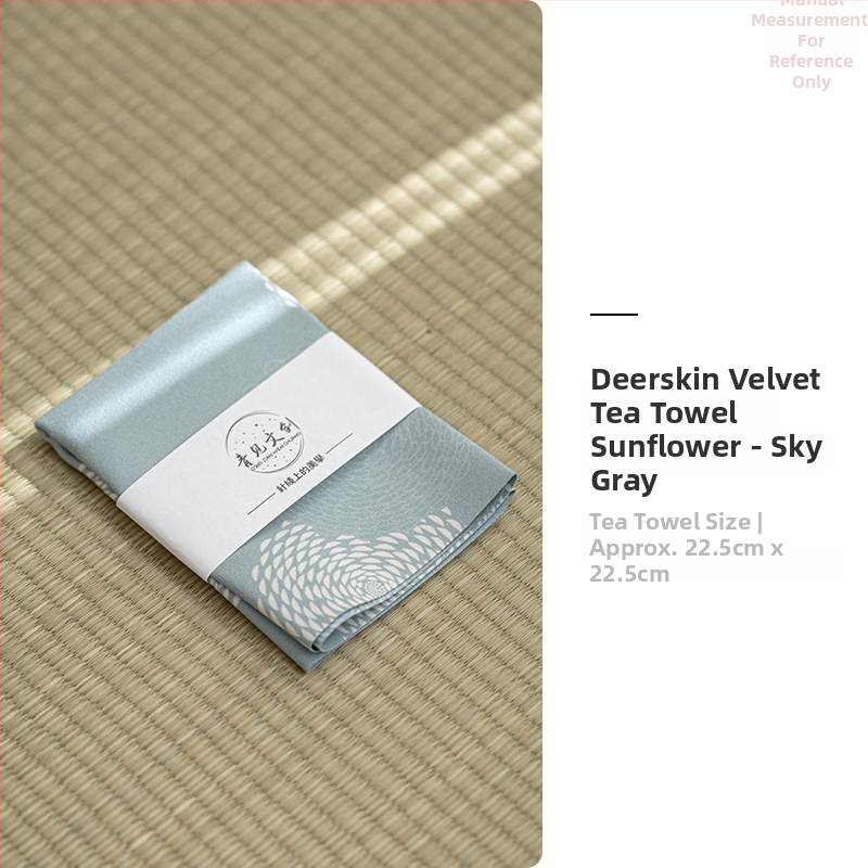 Aksesoar za ceremoniju čaja — platnena krpa za čaj s logom, porijeklo Dehua, stil novog kineskog stila