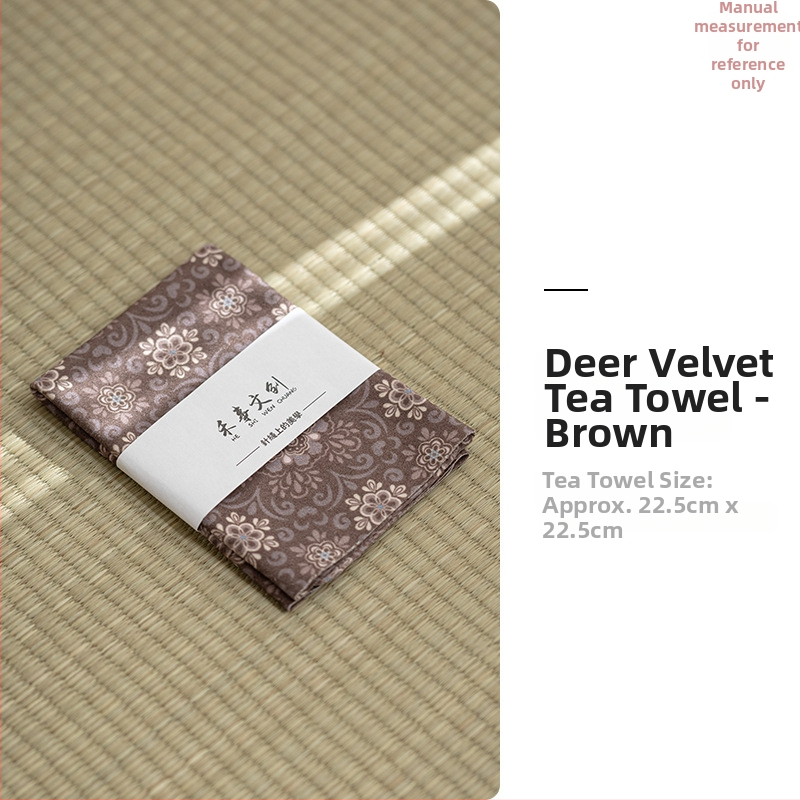 Aksesoar za ceremoniju čaja — platnena krpa za čaj s logom, porijeklo Dehua, stil novog kineskog stila