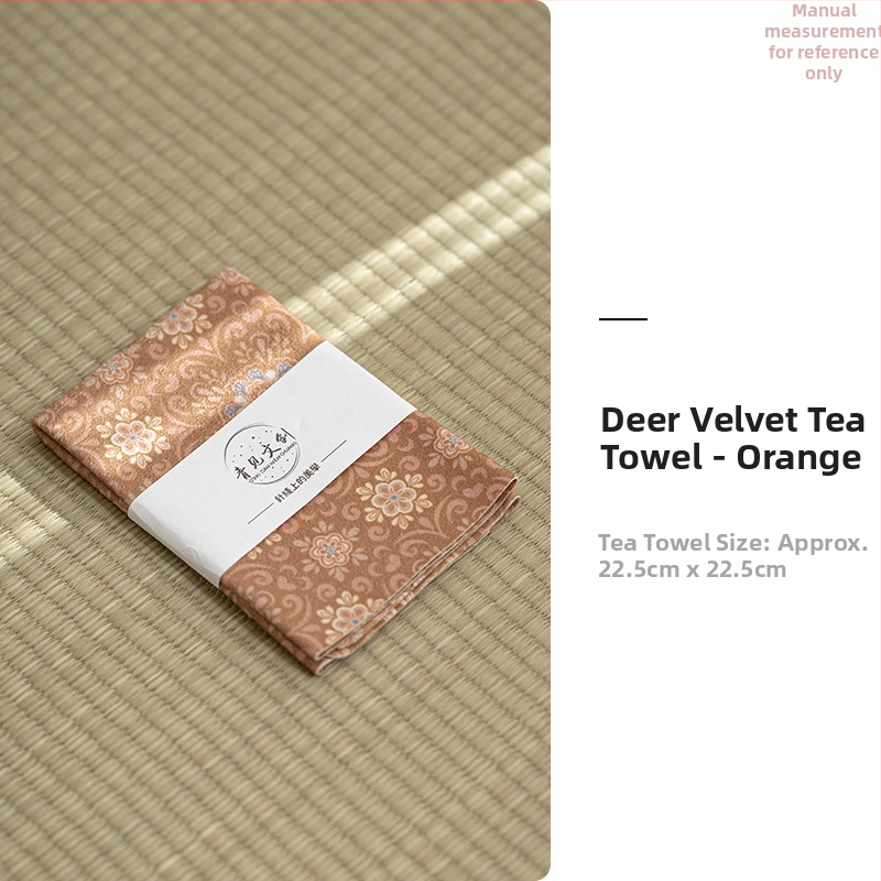 Aksesoar za ceremoniju čaja — platnena krpa za čaj s logom, porijeklo Dehua, stil novog kineskog stila