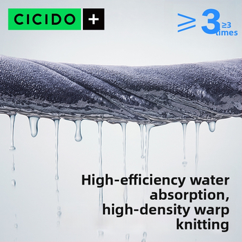 CICIDO/Xiduo superfīna šķiedras auto mazgāšanas dvielis, auto tīrīšanas lupatiņa, pielāgota apstrāde