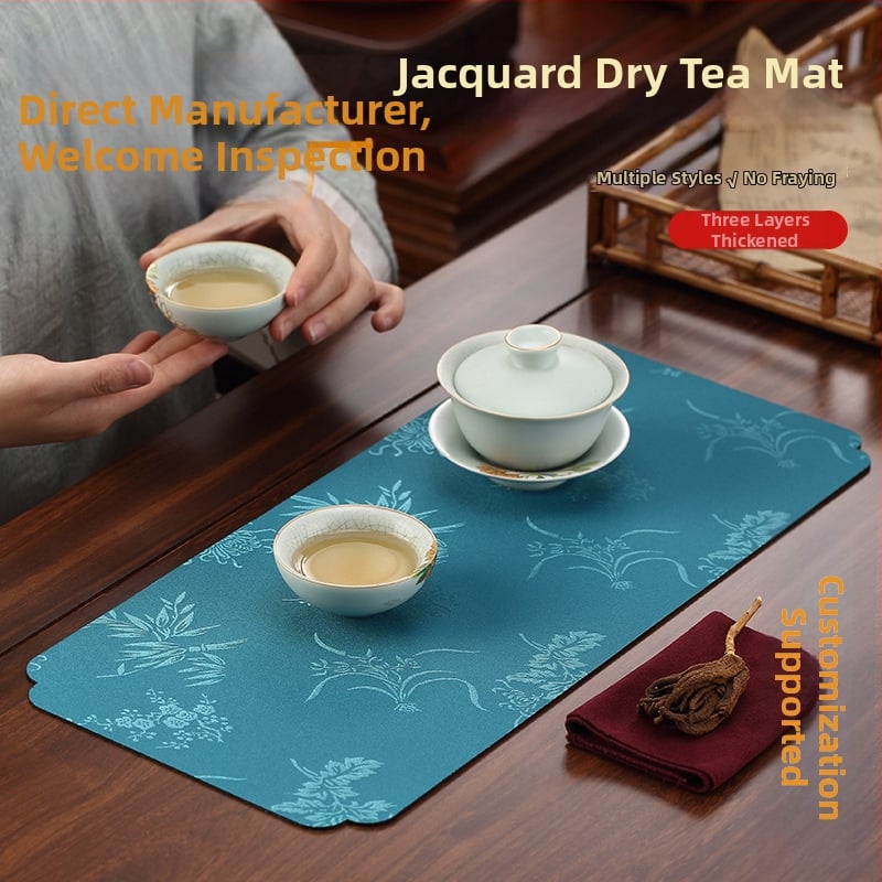 Podmetač za čaj, dvostrano vodootporna tkanina, Novi kineski stil, 53 g, u OPP vrećici