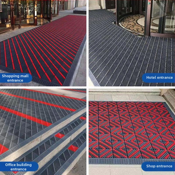 Vratna prostirka za komercijalnu i kućnu upotrebu, plastična, geometrijski uzorak, strojno tkanje, prilagodljiva (Proljeće 2021)