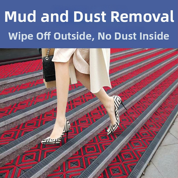 Vratna prostirka za komercijalnu i kućnu upotrebu, plastična, geometrijski uzorak, strojno tkanje, prilagodljiva (Proljeće 2021)