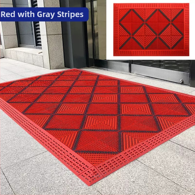 Vratna prostirka za komercijalnu i kućnu upotrebu, plastična, geometrijski uzorak, strojno tkanje, prilagodljiva (Proljeće 2021)