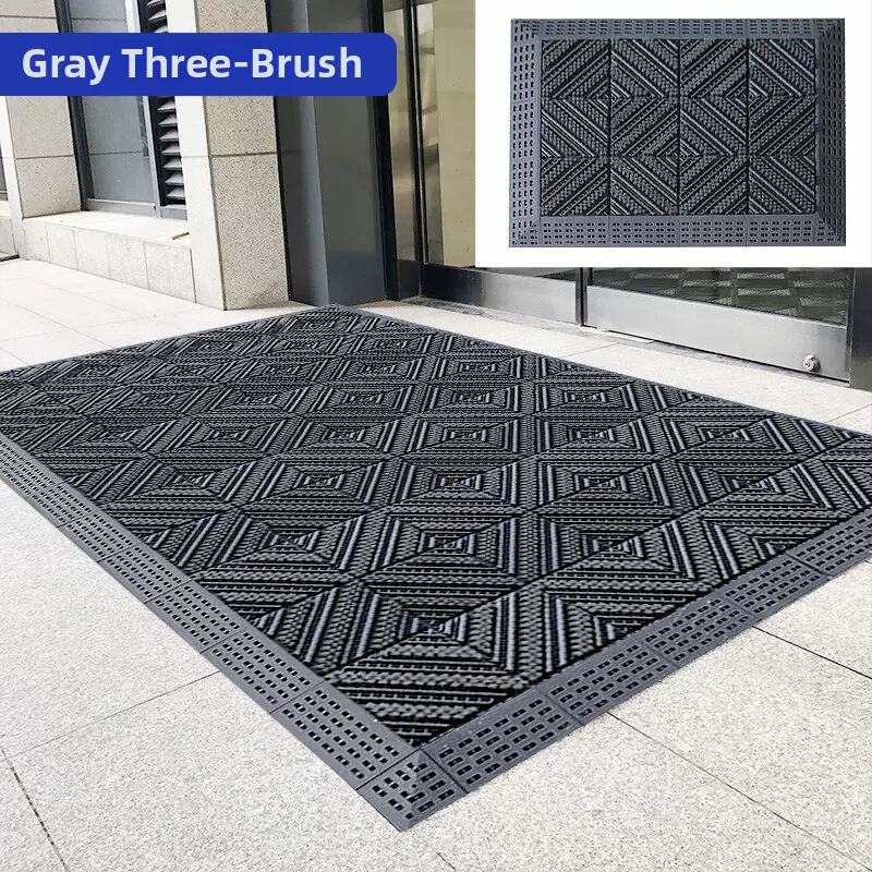 Vratna prostirka za komercijalnu i kućnu upotrebu, plastična, geometrijski uzorak, strojno tkanje, prilagodljiva (Proljeće 2021)