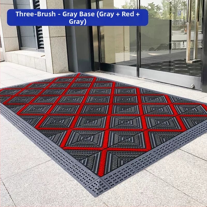 Vratna prostirka za komercijalnu i kućnu upotrebu, plastična, geometrijski uzorak, strojno tkanje, prilagodljiva (Proljeće 2021)