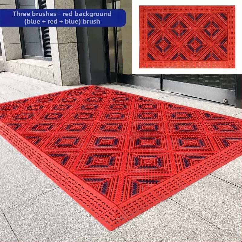 Vratna prostirka za komercijalnu i kućnu upotrebu, plastična, geometrijski uzorak, strojno tkanje, prilagodljiva (Proljeće 2021)