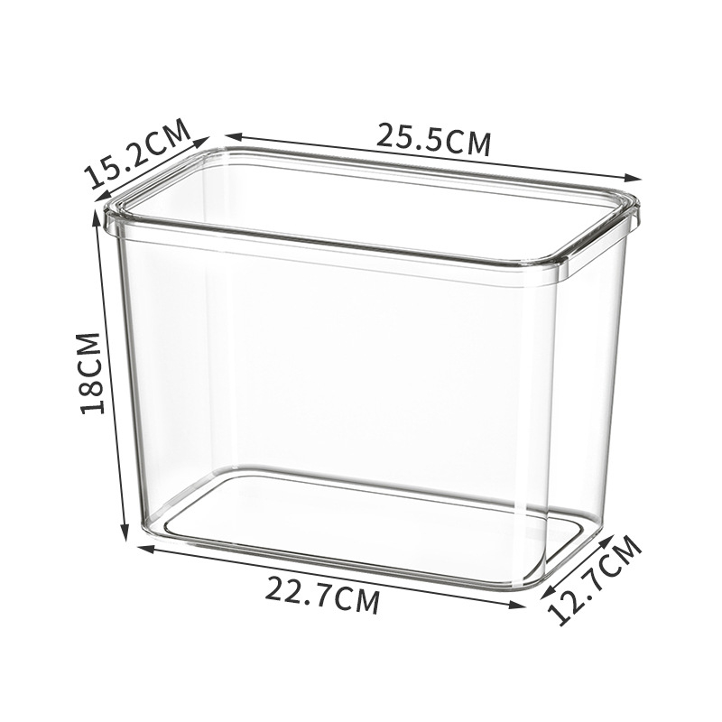 Drabužių laikymo dėžė su dangčiu, PET plastikas, 35 L, dulkių atspari, skirta apatinėms drabužiams ir kosmetikai