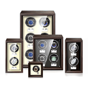 BOLAI Koka Pulksteņu Šakers un Rotators, Kluss, Pretmagnētisks, Automātisks ar Glabāšanas Kastīti