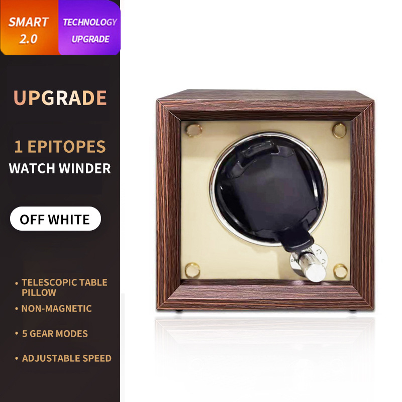 BOLAI Koka Pulksteņu Šakers un Rotators, Kluss, Pretmagnētisks, Automātisks ar Glabāšanas Kastīti