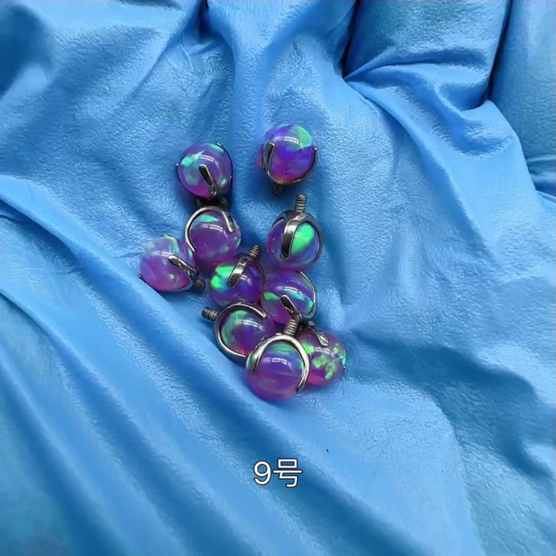 Lip nails za kosti uha – titanijeva zlitina, polirano, geometrijski stil, unisex