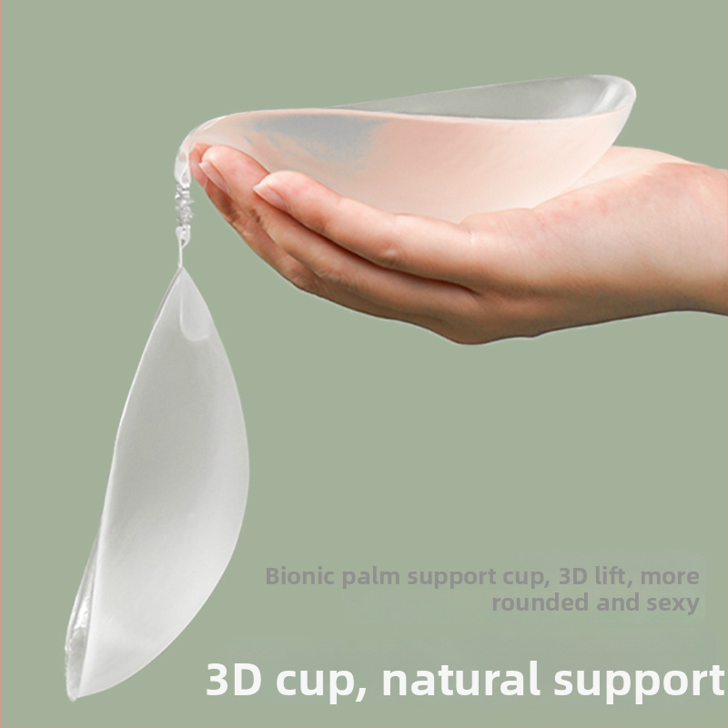 Patch silicon bust, impermeabil, întărit pentru push-up, invizibil, adună și susține, previne expansiunea externă, pentru înot și rochii cu bretele