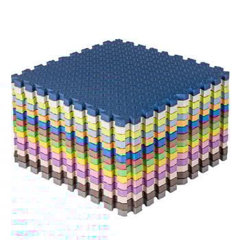 Interlocking EVA putų kilimėlis kūdikių šliaužimui – lapų raštas, skalbiamas, atsparus smūgiams, garso izoliacija